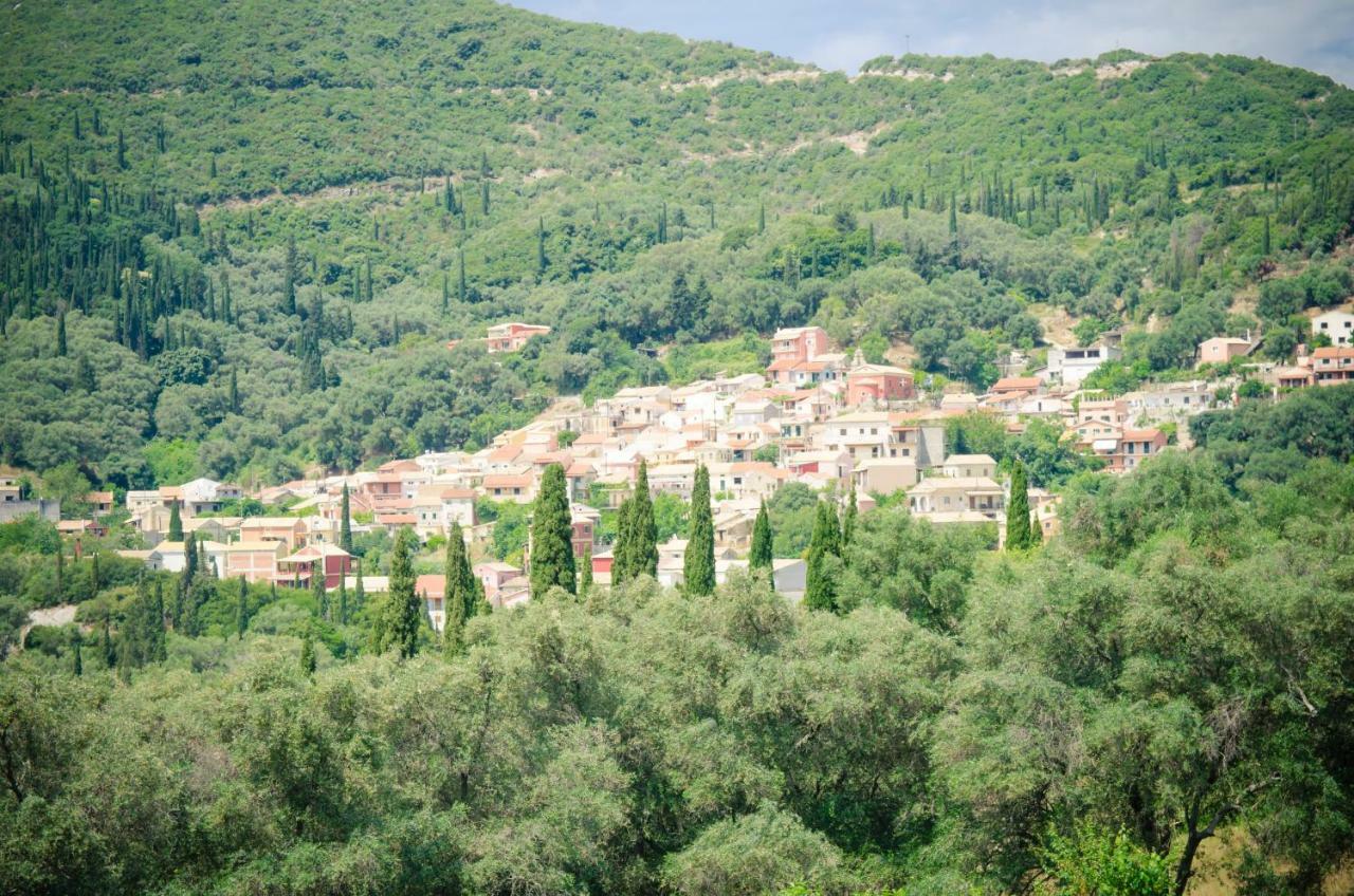 Villa Conte Rari アギオス・ゴルディオス エクステリア 写真